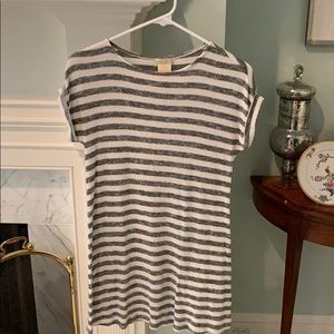 Girls grey and light gray almost white knit